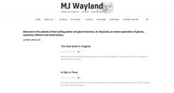 Desktop Screenshot of mjwayland.com