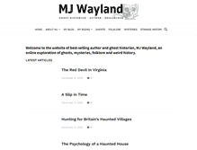 Tablet Screenshot of mjwayland.com